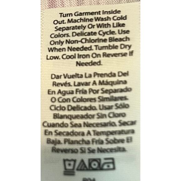 TIME & TRU CAP SLV ROUND NECK BLOUSE, WOMENS, XXL/2XL/20, PINK PURPLE BLUE GRN - Picture 12 of 12